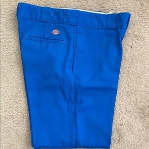 Dickies Men's Bright Blue Chinos 34x30